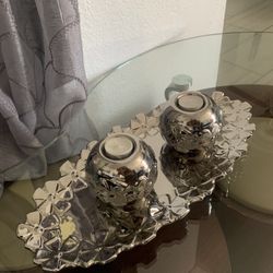 Candles With Plate 