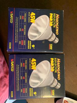 45 W halogen lights