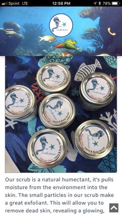 Sea Seductions hand/body scrub