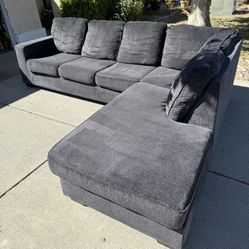 Dark Gray Sectional Couch - Ashley’s 