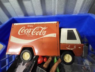 Buddy L Coca-Cola Truck From The '70s As Is Wheels Are Good Steel Front Bumper