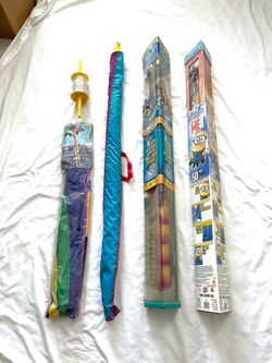 Brand new in the boxes outdoor flying kites, 75 “ and 60”