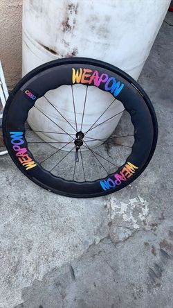 Carbon Weapon Front wheel Fixie/Road Bike