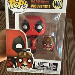 Deadpool With Headpool Funko Pop 1400
