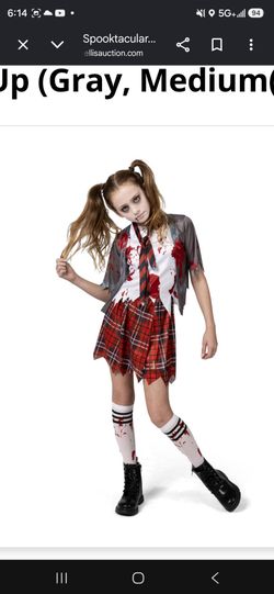Zombie girl costume