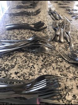144 stainless steel Adcraft forks