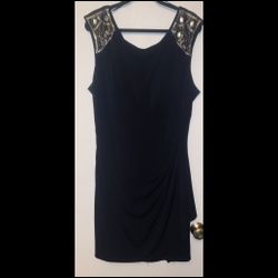 Karina Black Plus Size Dress Size 16W