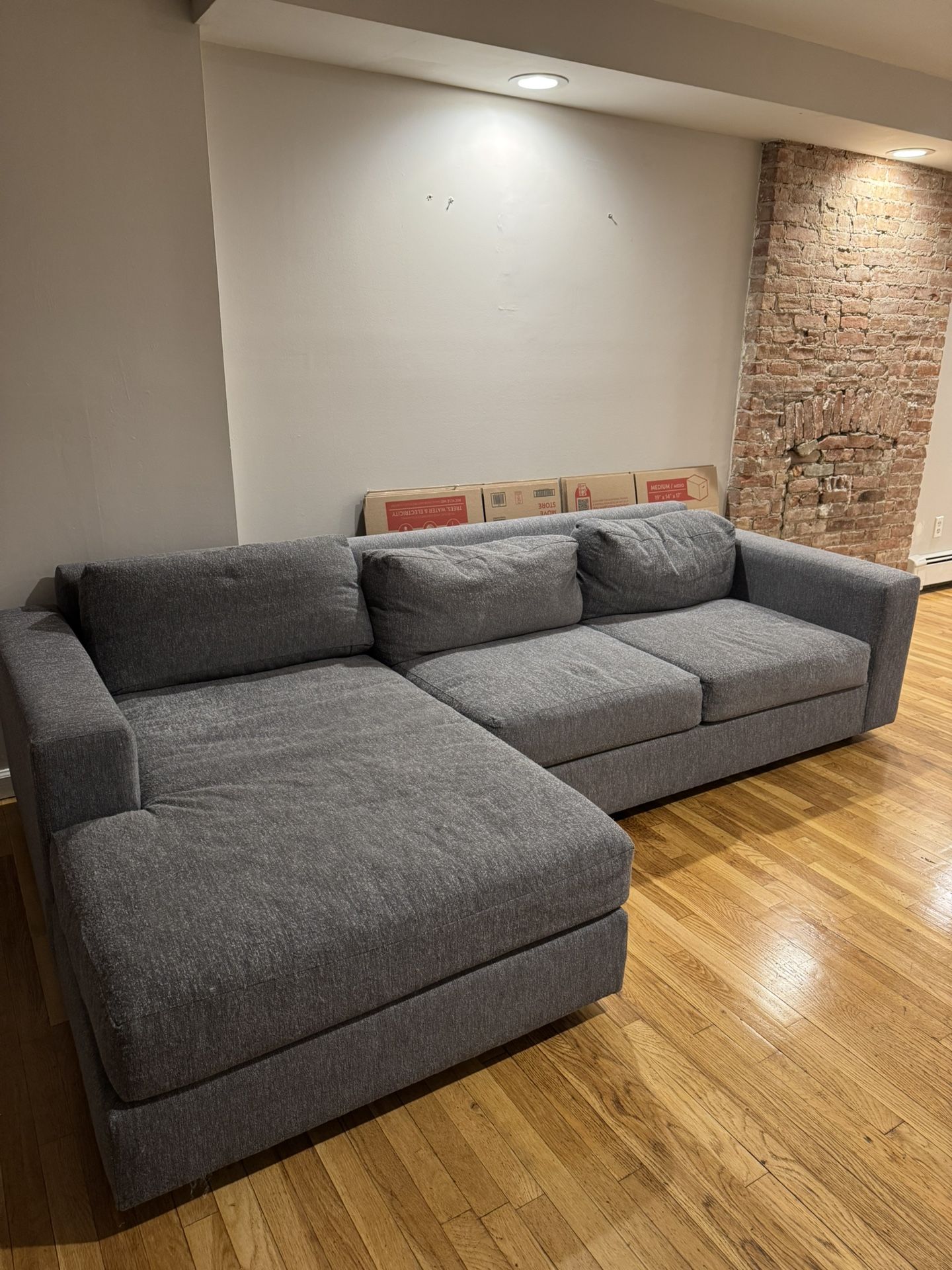 West Elm 2 Piece sectional