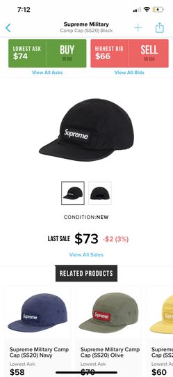 Supreme Military Camp Hat