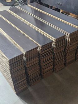 500ft Of Beautiful Dark Brown Laminate Floors