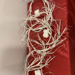 Set of 3 Black & White Branch Garland Lights farmhouse Home Decor - Simi