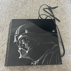 $88 Star Wars edition PlayStation 4 PS4 gaming DVD no remote no controls video console TV limited edition