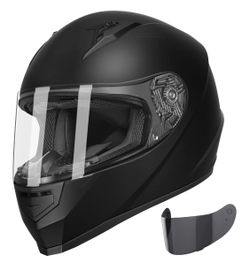 GLX GX11 (Size Medium and Large) Compact Full Face Motorcycle Helmet