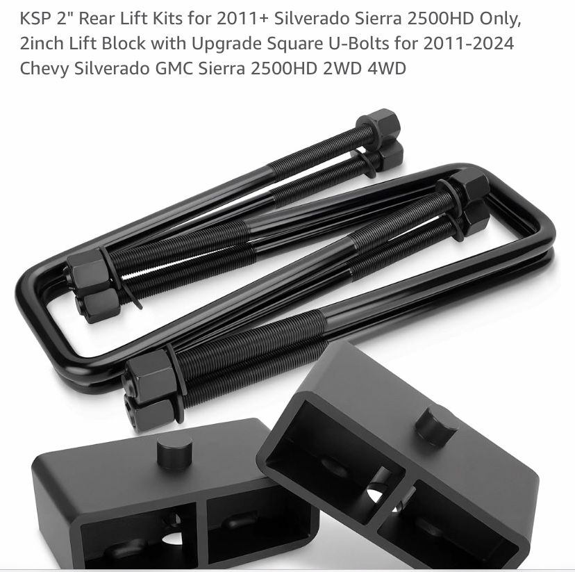 2011-24 CHEVY/GMC 2500HD 2 Inch Block Lift/Level Kit