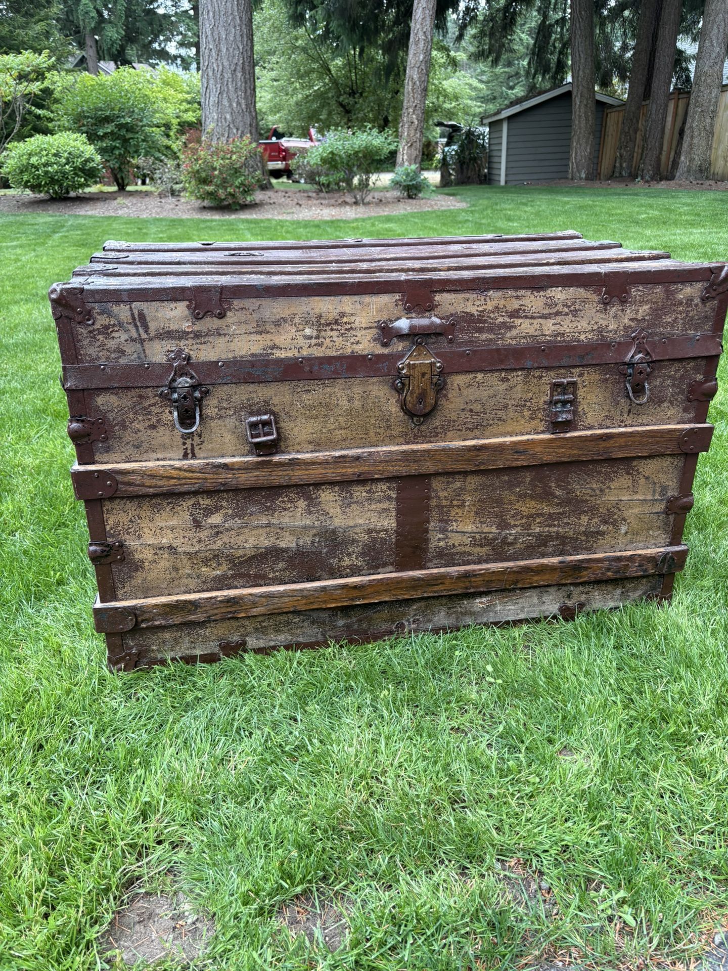Antique Steamer Chest