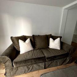 Moss Colored Sofa