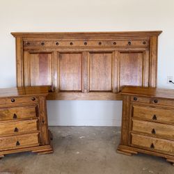 Complete King Bed Set, Handmade In Mexico 