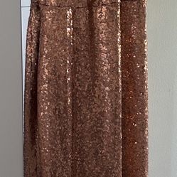 Orange Sequin Dress Never Worn Size 10