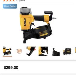 DEWALT Pneumatic 15-Degree Coil Siding Nailer