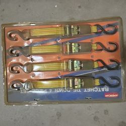 Ratchet Tie downs 4 pack NEW!!!