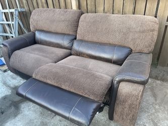 Two Recliner Couch ! Nice