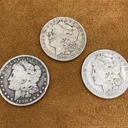 1900 Silver O Morgan Dollar