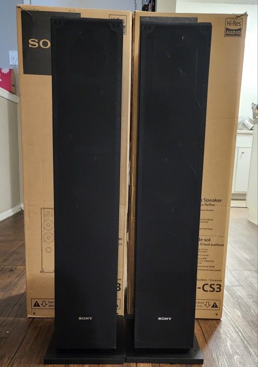 Sony SS-CS3 3-Way 4-Driver Floor-Standing Speaker System