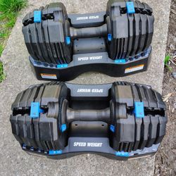 NordicTrack Select-A-Weight 55-pound adjustable dumbbell set 