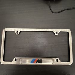 Bmw M Plate Frame (metal)