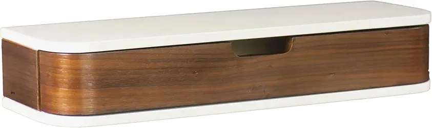 Stelalloy Floating Shelf with Drawer