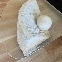 Postmodern Tessellated Stone Triangular Coffee $500