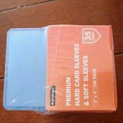 Hard card sleeves and soft sleeves pokemon