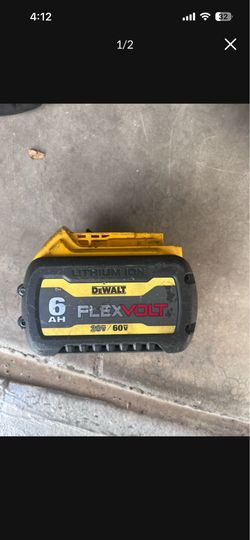 Dewalt 6 ah 20v/60v battery