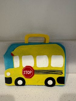 Back to School Crayon and Paper Travel Case Toddle Preschool Kinder