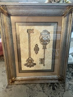 Han Painted Origina  Keys Art Work 