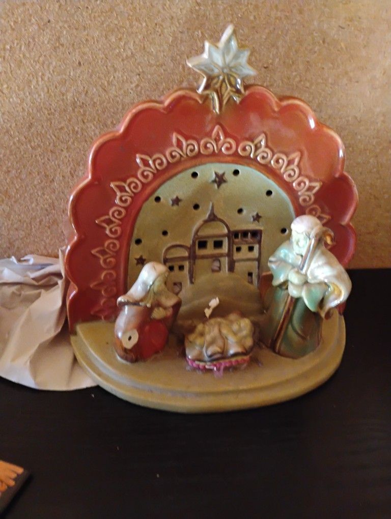 Vintage Christmas Scene