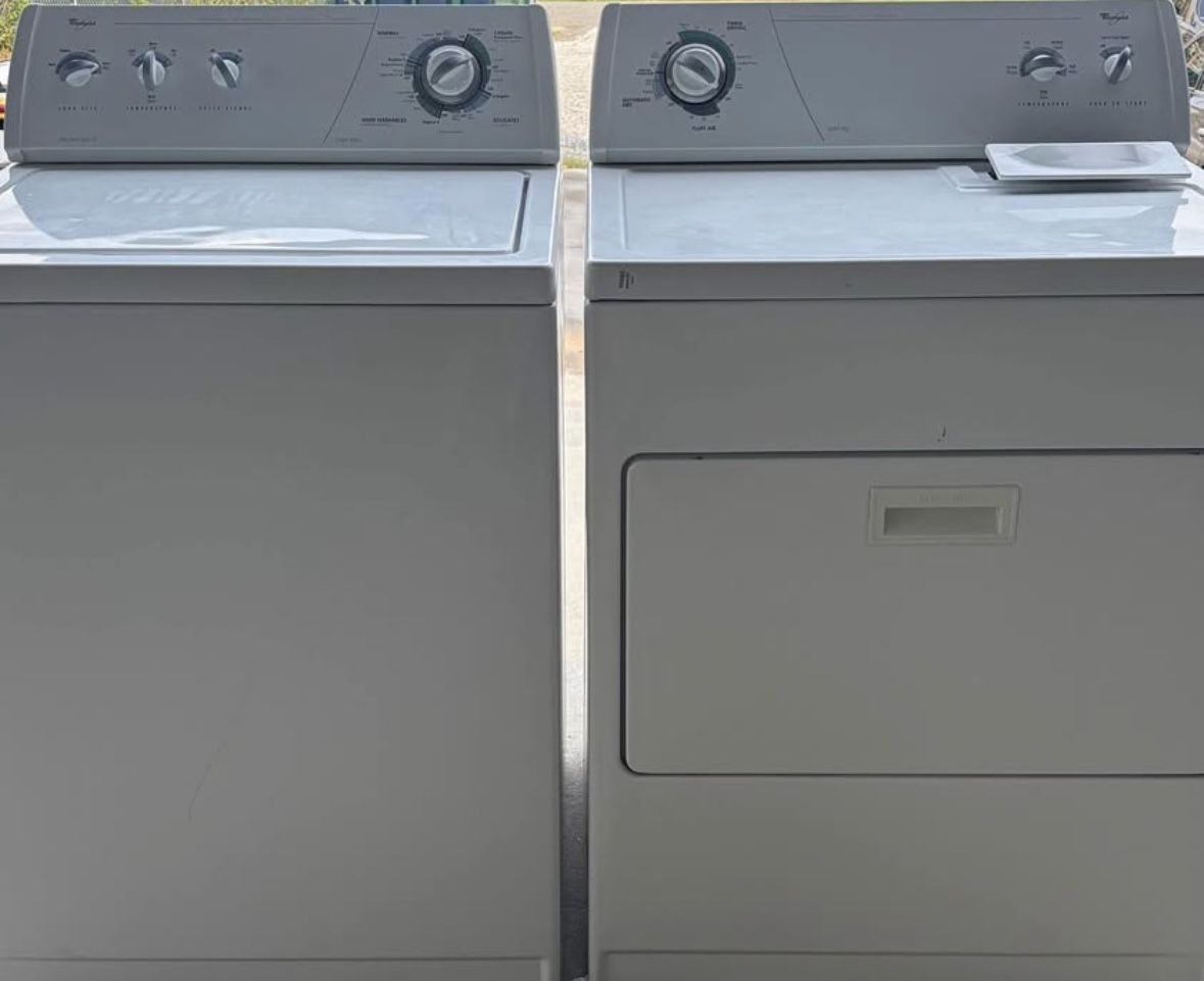 Whirlpool Top Load Washer And Dryer