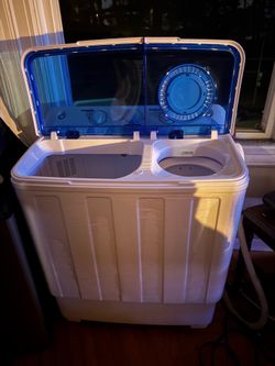 Auertech Portable Washing Machine 28 lb Twin Tub Washer & Spinner