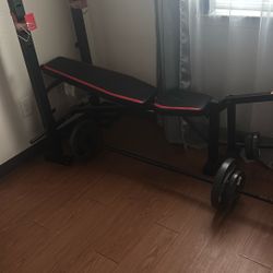 Bench and Weights