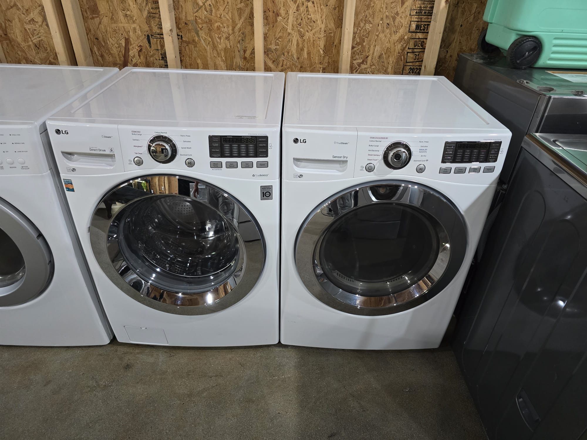 LG WASHER DRYER SET