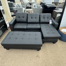 Black Sectional 
