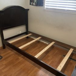 Twin Bed Frame And Night Stand