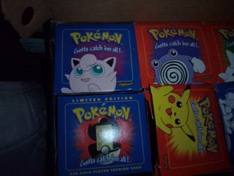 23k gold pokemon card set