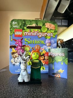 Shrek Lego Minifigures: Fiona and Donkey