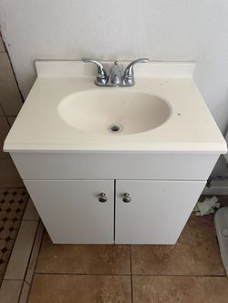 Bathroom Vanity with Sink and Faucet
