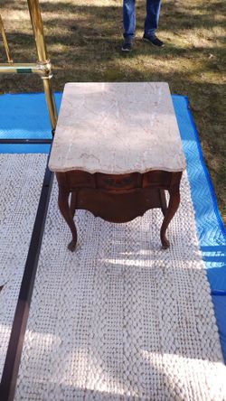 Pair of Antique French Provincial Nightstands Set Bedroom Vintage 