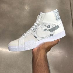 Pre Loved  Nike Sb White Blazers Sz12 