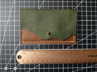 Ladies' Woodland Handcrafted Leather Card Wallet
