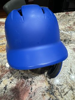 Marrucci  Blue Baseball Helmet, Used In Excellent Condition