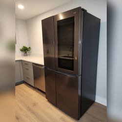 LG French Door Refrigerator, Stainless Steel - Fair - 2024 – Del City, OK